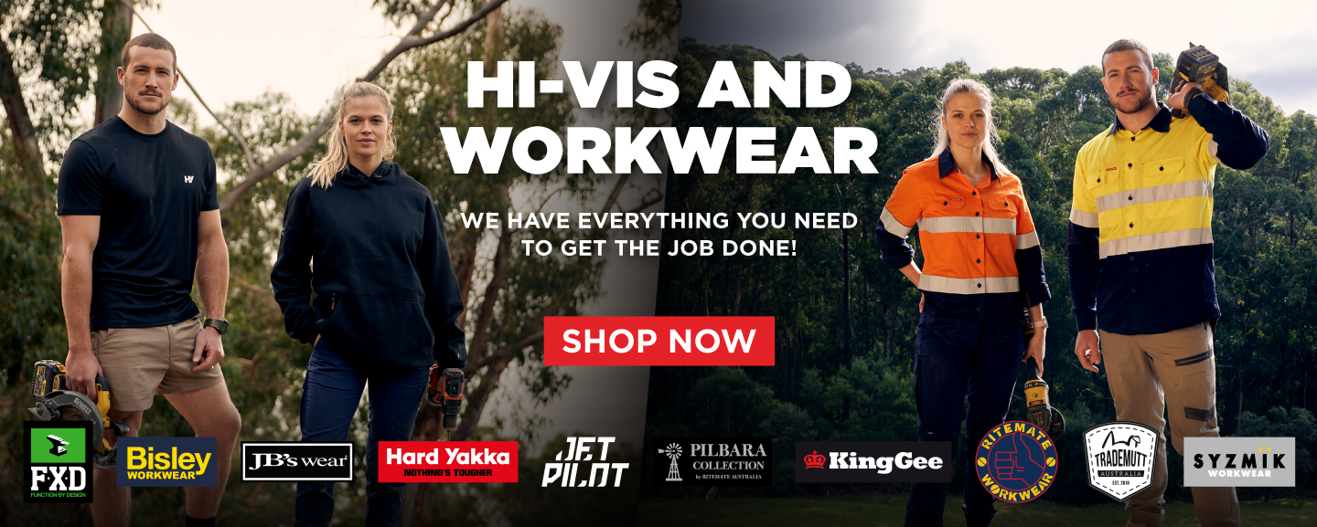 Workwear Hero Banner with Brands