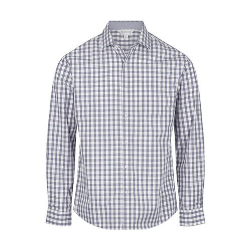 WORKWEAR, SAFETY & CORPORATE CLOTHING SPECIALISTS - Mens Devonport Long Sleeve Shirt--