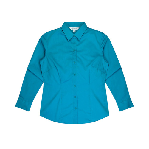 WORKWEAR, SAFETY & CORPORATE CLOTHING SPECIALISTS - Ladies Mosman Stretch Long Sleeve Shirt--