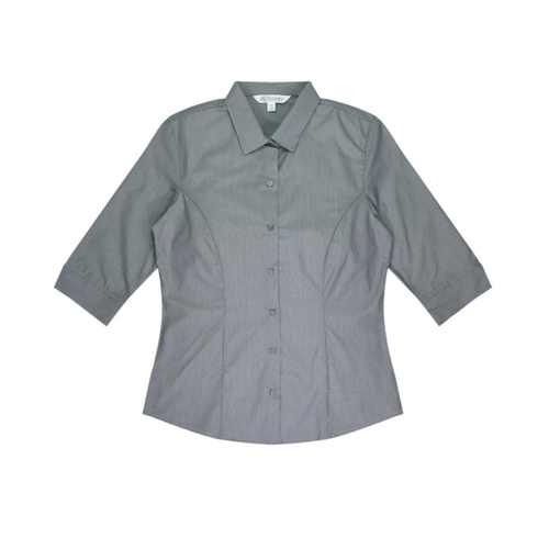 WORKWEAR, SAFETY & CORPORATE CLOTHING SPECIALISTS - Ladies Belair MiTong Stripe 3/4 Sleeve Shirt--