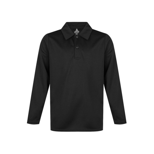 WORKWEAR, SAFETY & CORPORATE CLOTHING SPECIALISTS - Kids Long Sleeve Botany Polo--