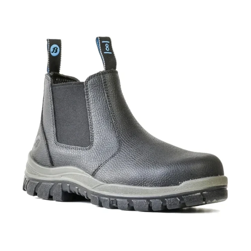 WORKWEAR, SAFETY & CORPORATE CLOTHING SPECIALISTS Naturals - Hercules - Black Rambler Slip On Safety Boot