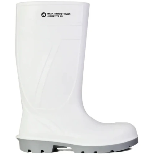 WORKWEAR, SAFETY & CORPORATE CLOTHING SPECIALISTS Bata 892-11021 Jobmater PU Safety Toe Gumboot White/Grey