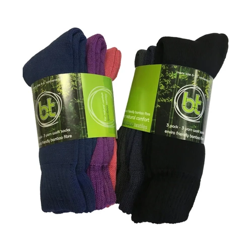 WORKWEAR, SAFETY & CORPORATE CLOTHING SPECIALISTS - 3-Yarn 3-Pack Work Sock