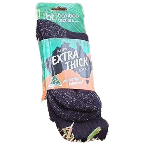 WORKWEAR, SAFETY & CORPORATE CLOTHING SPECIALISTS - Aussie Extra Thick Socks - Single Pack