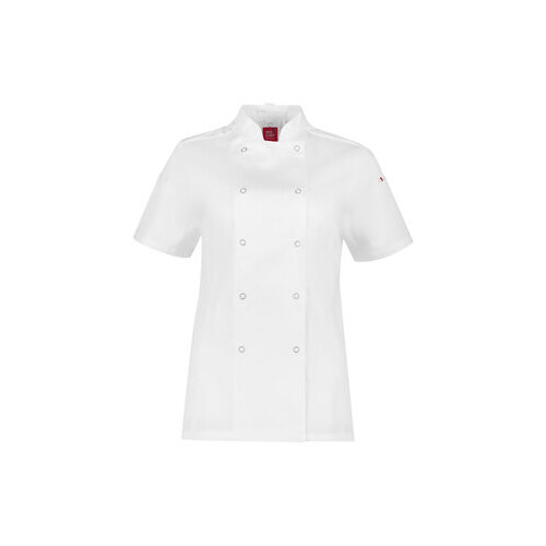 WORKWEAR, SAFETY & CORPORATE CLOTHING SPECIALISTS - Zest Ladies S/S Chef Jacket