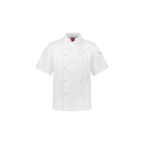 WORKWEAR, SAFETY & CORPORATE CLOTHING SPECIALISTS - Zest Mens S/S Chef Jacket