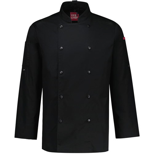 WORKWEAR, SAFETY & CORPORATE CLOTHING SPECIALISTS - Mens Gusto Long Sleeve Chef Jacket