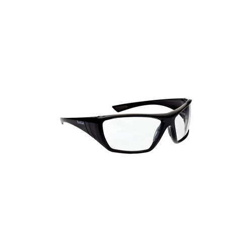 WORKWEAR, SAFETY & CORPORATE CLOTHING SPECIALISTS HUSTLER Gloss Black Frame AS/AF Clear Lens - Spectacles