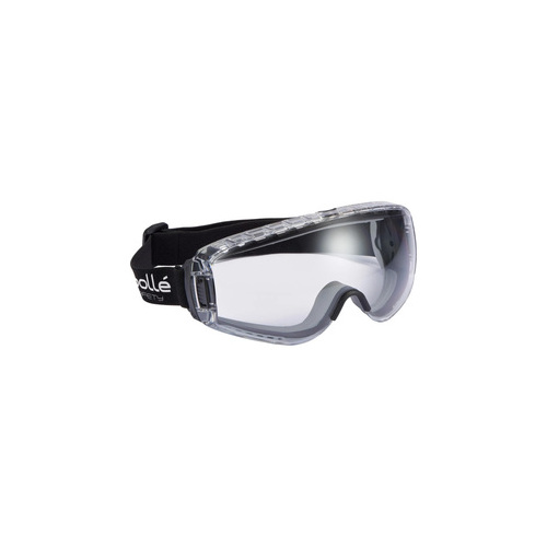 WORKWEAR, SAFETY & CORPORATE CLOTHING SPECIALISTS - PILOT 2 PP/TPR Frame PLATINUM AS/AF CSP Lens - Top Vent Closed - Goggles