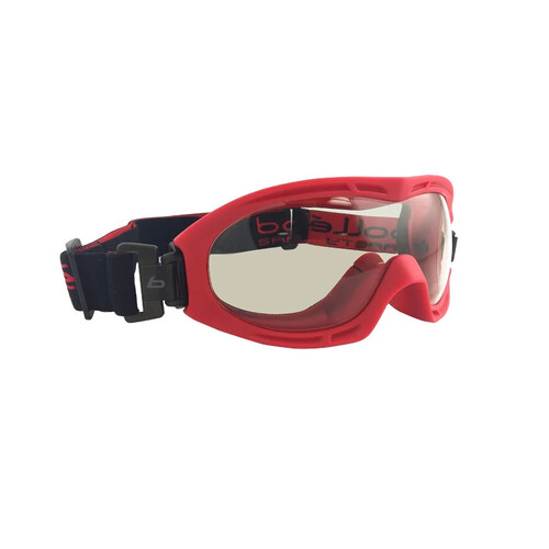 WORKWEAR, SAFETY & CORPORATE CLOTHING SPECIALISTS - DISCONTINUED - BACKDRAFT RED FIRE GOGGLE CSP PLATINUM LENS - Goggles