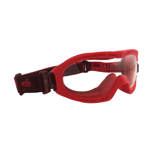 WORKWEAR, SAFETY & CORPORATE CLOTHING SPECIALISTS BACKDRAFT RED FIRE GOGGLE CLEAR PLATINUM LENS - Goggles