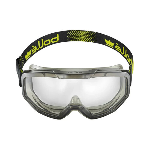 WORKWEAR, SAFETY & CORPORATE CLOTHING SPECIALISTS GLOBE GOGGLE PC Clear Platinum Lite Top Bottom Indirect Vented