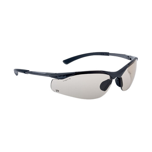 WORKWEAR, SAFETY & CORPORATE CLOTHING SPECIALISTS CONTOUR Dark Gun Frame PLATINUM AS/AF CSP Lens