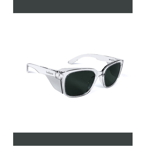 WORKWEAR, SAFETY & CORPORATE CLOTHING SPECIALISTS - STKS 410 -Smoke Polarized PC Lens -AS -Crystal PC Temples/Frame