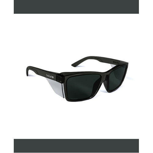 WORKWEAR, SAFETY & CORPORATE CLOTHING SPECIALISTS - STKS 420 -Smoke Polarized PC Lens -AS -Graphite PC Temples/Frame