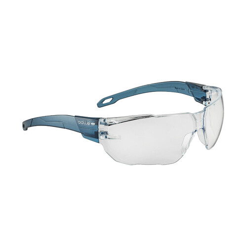 WORKWEAR, SAFETY & CORPORATE CLOTHING SPECIALISTS - SWIFT PLATINUM Lite ASAF Clear PC Blue/Clear recycled PC Frame