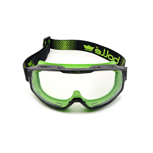 WORKWEAR, SAFETY & CORPORATE CLOTHING SPECIALISTS UNIVERSAL GOGGLE PC Clear Platinum Top Bottom Sealed