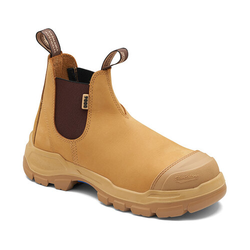 WORKWEAR, SAFETY & CORPORATE CLOTHING SPECIALISTS - RotoFlex Wheat water-resistant nubuck elastic side safety boot