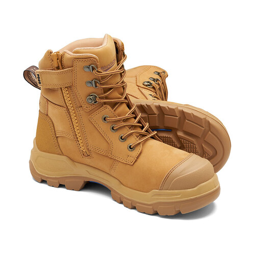 WORKWEAR, SAFETY & CORPORATE CLOTHING SPECIALISTS RotoFlex Wheat water-resistant nubuck 150mm zip sided safety boot