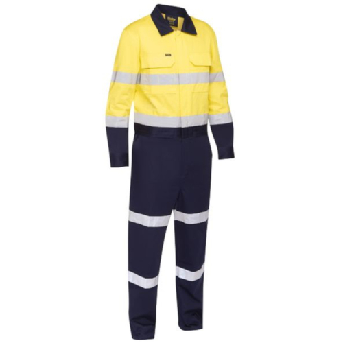 WORKWEAR, SAFETY & CORPORATE CLOTHING SPECIALISTS TAPED HI VIS COVERALL WITH WAIST ZIP OPENING