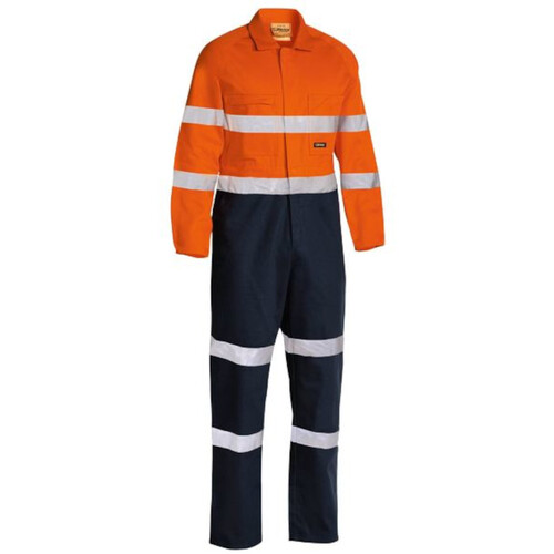 WORKWEAR, SAFETY & CORPORATE CLOTHING SPECIALISTS - TAPED HI VIS DRILL COVERALL