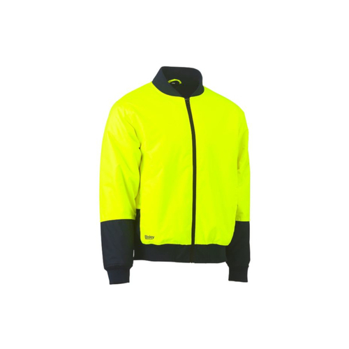 WORKWEAR, SAFETY & CORPORATE CLOTHING SPECIALISTS - TWO TONE HI VIS BOMBER JACKET