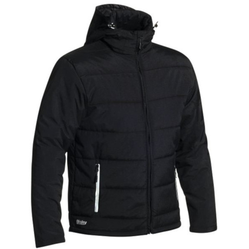 WORKWEAR, SAFETY & CORPORATE CLOTHING SPECIALISTS PUFFER JACKET WITH ADJUSTABLE HOOD