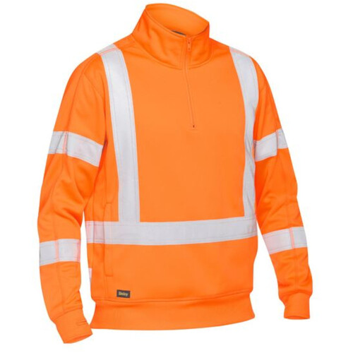 WORKWEAR, SAFETY & CORPORATE CLOTHING SPECIALISTS X TAPED HI VIS 1/4 ZIP PULLOVER