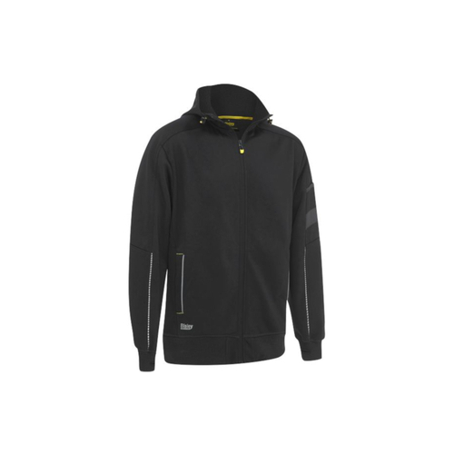 WORKWEAR, SAFETY & CORPORATE CLOTHING SPECIALISTS - ZIP-FRONT WORK FLEECE HOODIE