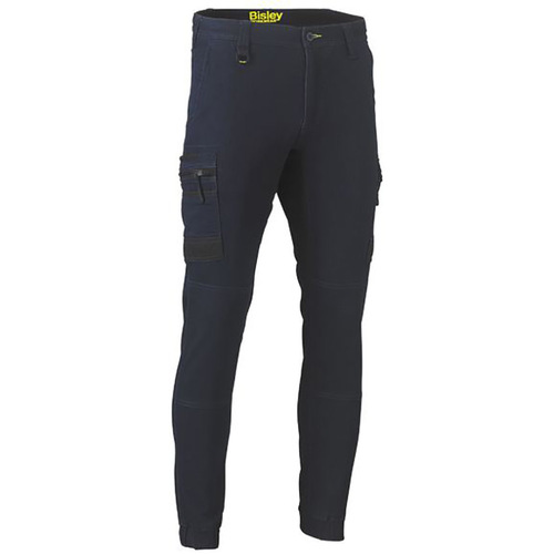 WORKWEAR, SAFETY & CORPORATE CLOTHING SPECIALISTS - FLEX AND MOVE  STRETCH DENIM CARGO CUFFED PANTS