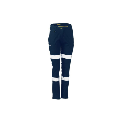 WORKWEAR, SAFETY & CORPORATE CLOTHING SPECIALISTS - WOMENS TAPED STRETCH COTTON PANTS