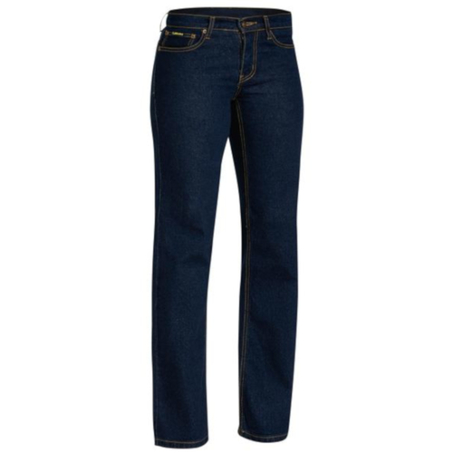 WORKWEAR, SAFETY & CORPORATE CLOTHING SPECIALISTS WOMENS ROUGH RIDER DENIM STRETCH JEAN