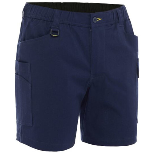 WORKWEAR, SAFETY & CORPORATE CLOTHING SPECIALISTS - STRETCH COTTON ELASTIC WAIST CARGO SHORT