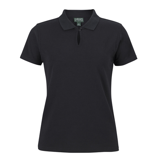 WORKWEAR, SAFETY & CORPORATE CLOTHING SPECIALISTS - C of C LADIES COTTON S/S STRETCH POLO