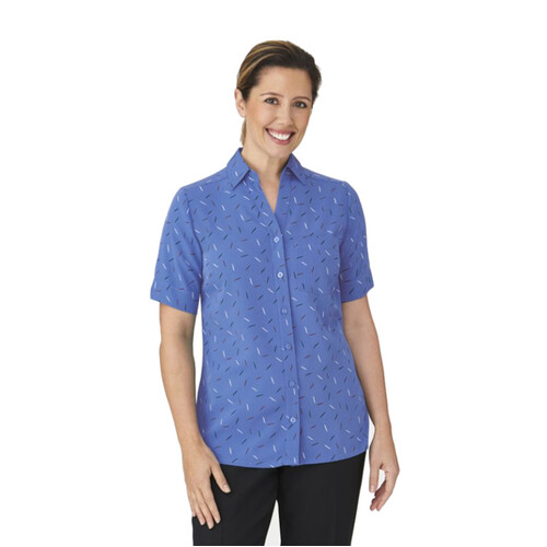 WORKWEAR, SAFETY & CORPORATE CLOTHING SPECIALISTS - Drift Print Short Sleeve Shirt - Ladies