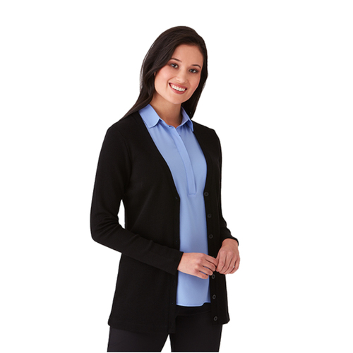 WORKWEAR, SAFETY & CORPORATE CLOTHING SPECIALISTS - City Overknit Long Sleeve Cardigan - Ladies