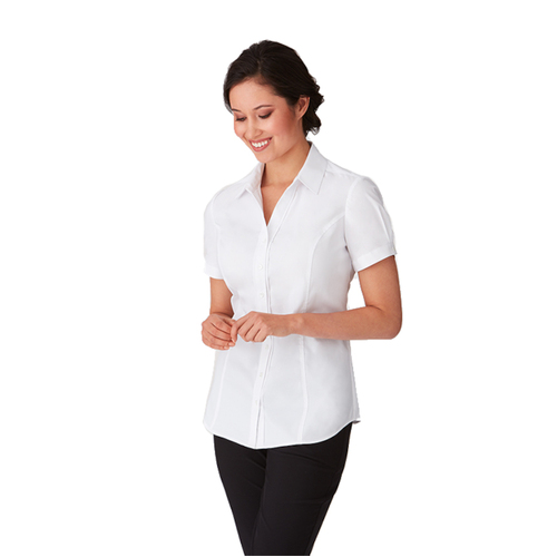 WORKWEAR, SAFETY & CORPORATE CLOTHING SPECIALISTS - City Stretch Classic - Short Sleeve Shirt - Ladies