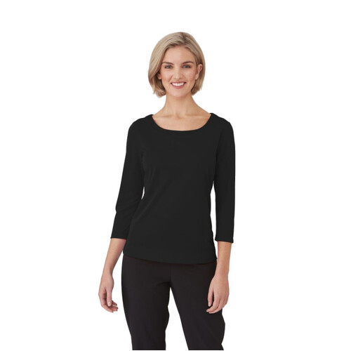 WORKWEAR, SAFETY & CORPORATE CLOTHING SPECIALISTS - Smart Knit - 3/4 Sleeve Shirt - Ladies