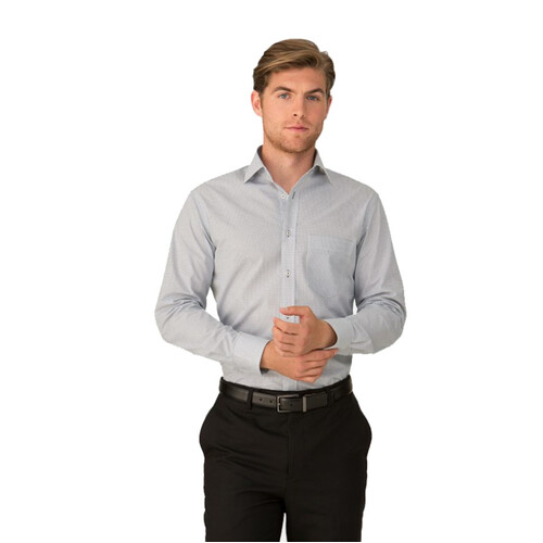 WORKWEAR, SAFETY & CORPORATE CLOTHING SPECIALISTS Shadow Check Long Sleeve Shirt - Mens