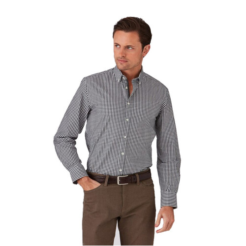 WORKWEAR, SAFETY & CORPORATE CLOTHING SPECIALISTS - Gingham City Check Long Sleeve Shirt - Mens