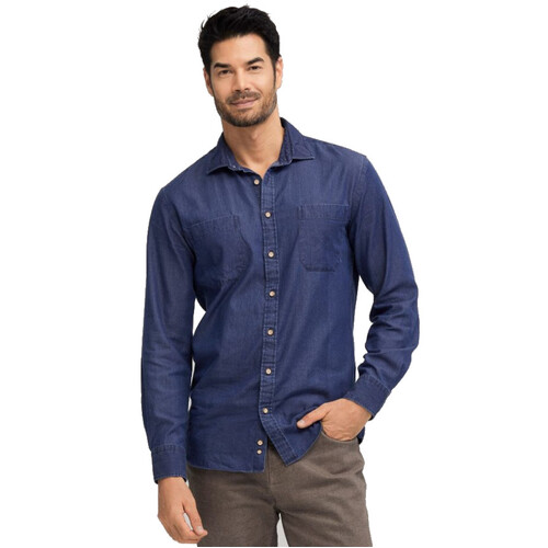 WORKWEAR, SAFETY & CORPORATE CLOTHING SPECIALISTS - Denim Shirt - Mens