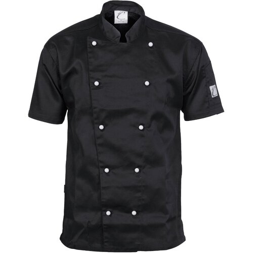 WORKWEAR, SAFETY & CORPORATE CLOTHING SPECIALISTS - Three Way Air Flow Chef Jacket - Short Sleeve