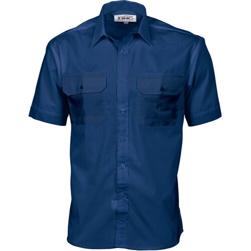 WORKWEAR, SAFETY & CORPORATE CLOTHING SPECIALISTS Polyester Cotton Work Shirt - Short Sleeve