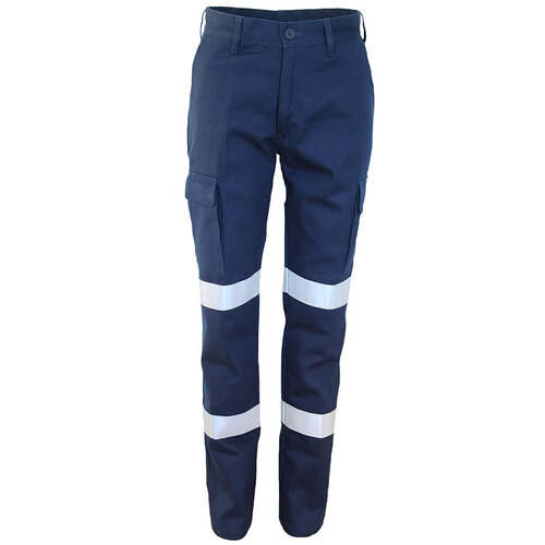 WORKWEAR, SAFETY & CORPORATE CLOTHING SPECIALISTS LADIES DOUBLE HOOP TAPED CARGO PANTS