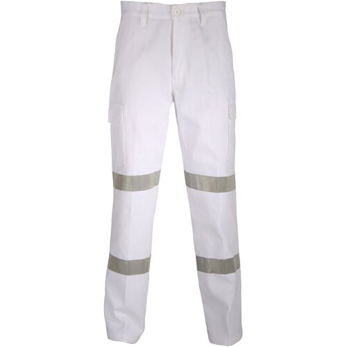 WORKWEAR, SAFETY & CORPORATE CLOTHING SPECIALISTS - DOUBLE HOOPS TAPED CARGO PANTS.