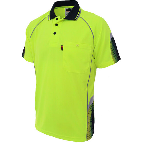 WORKWEAR, SAFETY & CORPORATE CLOTHING SPECIALISTS - HiVis GALAXY Sublimated Polo