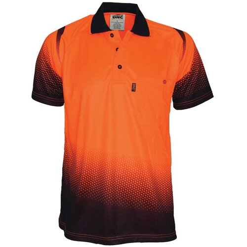 WORKWEAR, SAFETY & CORPORATE CLOTHING SPECIALISTS OCEAN HIVIS SUBLIMATED POLO