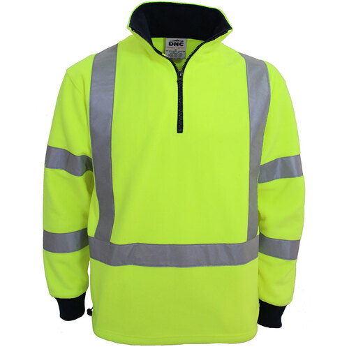 WORKWEAR, SAFETY & CORPORATE CLOTHING SPECIALISTS Hivis "X" back & Biomotion taped Polar Fleece