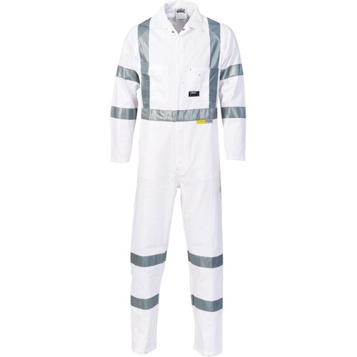 WORKWEAR, SAFETY & CORPORATE CLOTHING SPECIALISTS - RTA Night Worker Coverall with CSR R/Tape